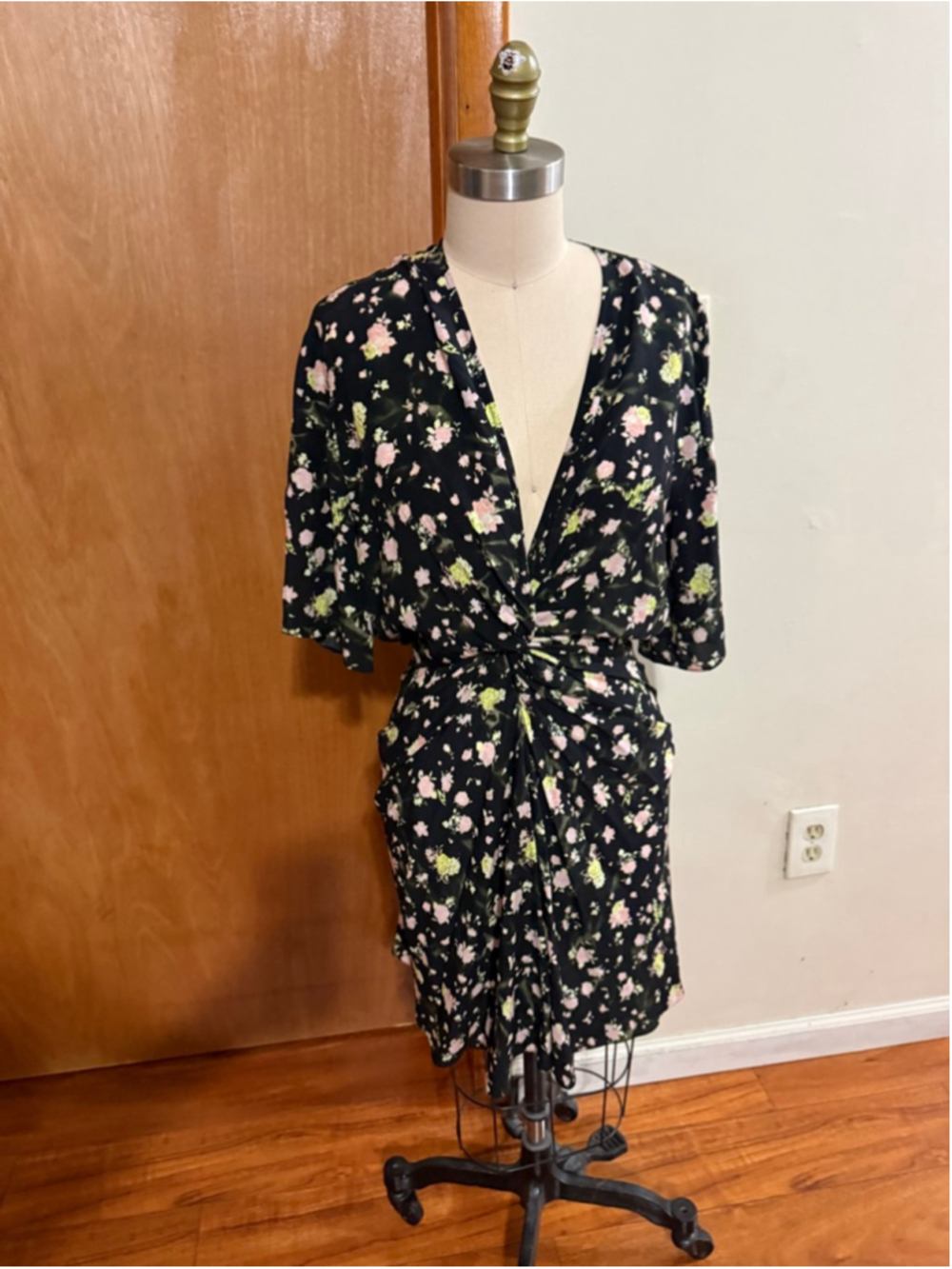Women's Zadig & Voltaire Mini Dress S Black Floral